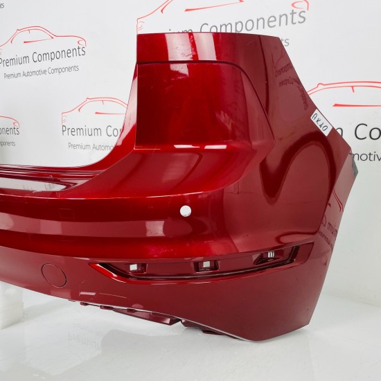 VW Golf Sv Sportsvan Rear Bumper Genuine Red -no Reapairs - 2017 - 2021 [ak40]