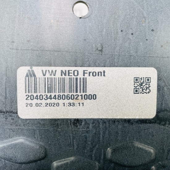 VW Id3 Id.3 Front Bumper Genuine Grey 10a807221 | 2019 - 2023 [au43]