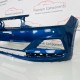 VW Polo Front Bumper Mk6 Se Genuine Blue 2gs807221 | 2017 - 2022 [as99]