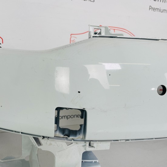 VW Polo Front Bumper Pdc & Jets Genuine White 6c0807221 | 2014 - 2017 [au122]