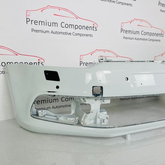VW Polo Front Bumper Pdc & Jets Genuine White 6c0807221 | 2014 - 2017 [au122]