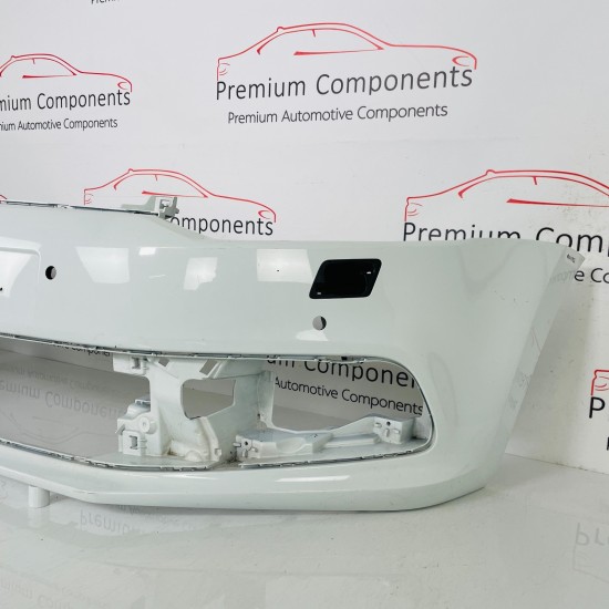 VW Polo Front Bumper Pdc & Jets Genuine White 6c0807221 | 2014 - 2017 [au122]