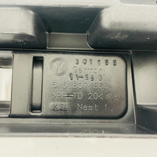 VW Golf Rear Bumper Bracket Genuine Mk6 Support Insert Strip 2009 - 2013 [za51]