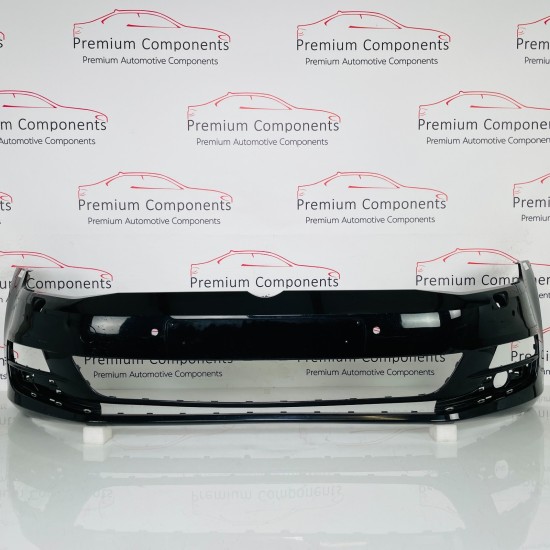 VW Golf Front Bumper Mk7 Se Genuine Black 5g0807221 | 2013 – 2017 [at26]