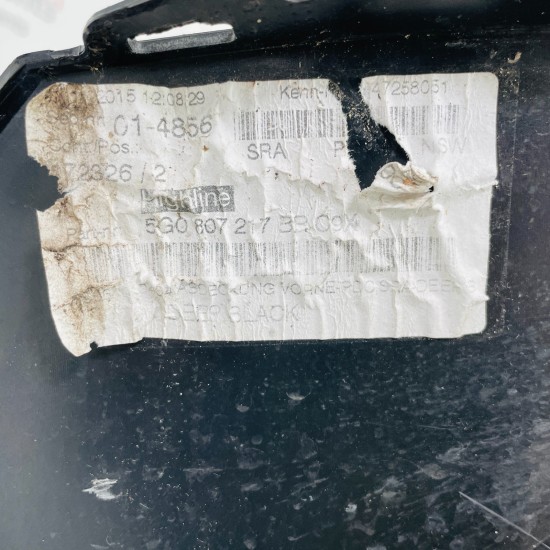 VW Golf Front Bumper Mk7 Se Genuine Black 5g0807221 | 2013 – 2017 [at26]