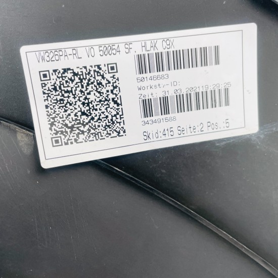 VW Tiguan Front Bumper Mk2 R Line Genuine Black 5na807221d | 2021 – 2023 [at25]