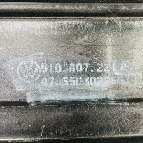 VW Golf Sportsvan Plus Front Bumper Sv Genuine Silver 510807221m | 2017 - 2021