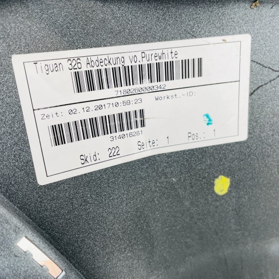 VW Tiguan Front Bumper Pdc & Jets Genuine White 5na807221 | 2016–2020 [au129]