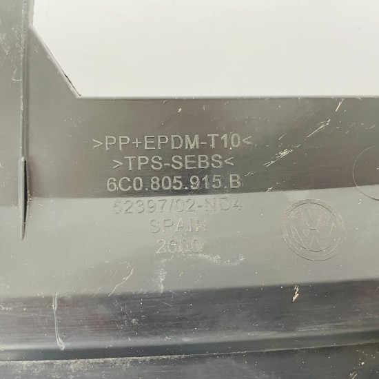 VW Polo Front Bumper Spoiler Lip Trim 2014 – 2018 [x175]