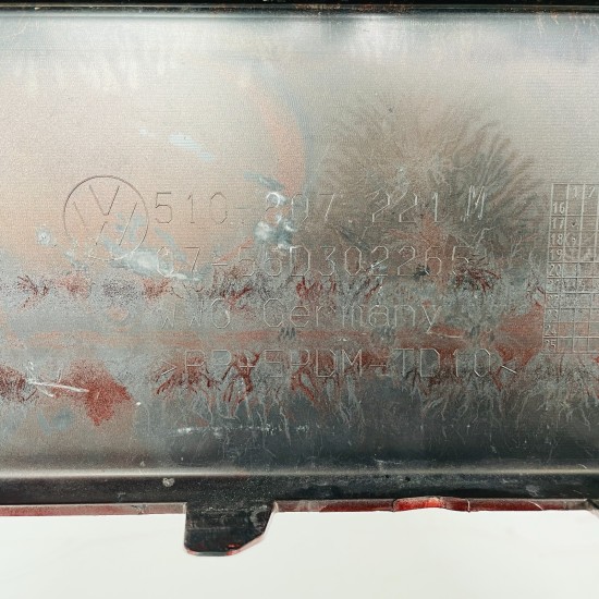 VW Golf Sv Sportsvan Plus Front Bumper Genuine Red Face Lift 2017 - 2021 [aj94]