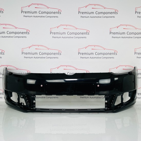VW Touran Front Bumper Genuine Black 1t0807221m | 2010 – 2015 [at49]