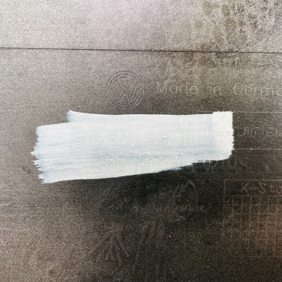 VW Golf Sportsvan Front Bumper Sv Genuine Grey 510807221f | 2015 – 2018 [at50]