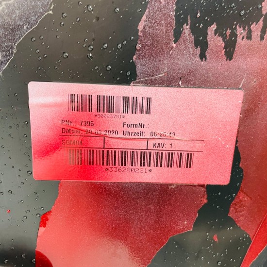 VW Golf Sportsvan Front Bumper Sv Genuine Red 510807221f | 2015 – 2018 [at48]