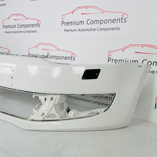 VW Polo Front Bumper 6r Mk5 Hatchback Genuine White 6r0807221 | 2009-2017 [aw29]