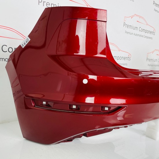 VW Golf Sv Sportsvan Rear Bumper Genuine Red -no Reapairs - 2017 - 2021 [ak40]