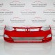 VW Polo Front Bumper Genuine Red Mk6 Se 2017 - 2022 [al54]