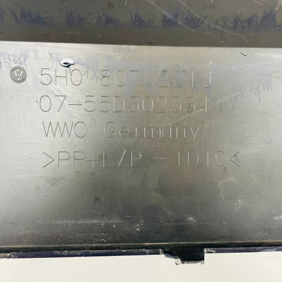 VW Golf Front Bumper Skin Genuine Blue Mk8 Se 2020 - 2023 [ak66]