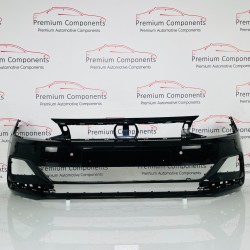 VW Polo Front Bumper Mk6 Se Genuine Black With Pdc 2gs807221 | 2017-2022 [Ba3]