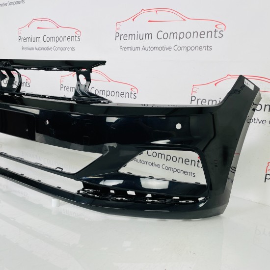 VW Polo Front Bumper Mk6 Se Genuine Black With Pdc 2gs807221 | 2017-2022 [Ba3]