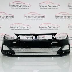 VW Polo Front Bumper Mk6 Se With Pdc Genuine Black 2gs807221 | 2017-2022 [Ba2]