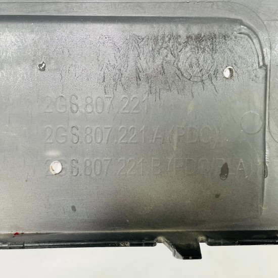 VW Polo Front Bumper Mk6 Se With Pdc Genuine Black 2gs807221 | 2017-2022 [Ba2]