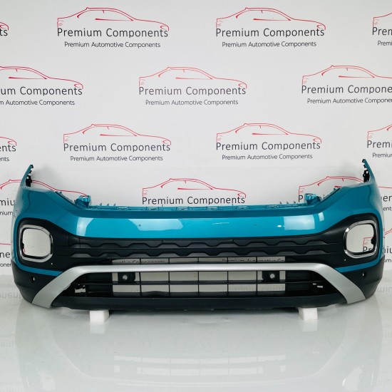 VW T-cross Front Bumper Genuine Blue 2gm807221a | 2020 – 2024 [at97]