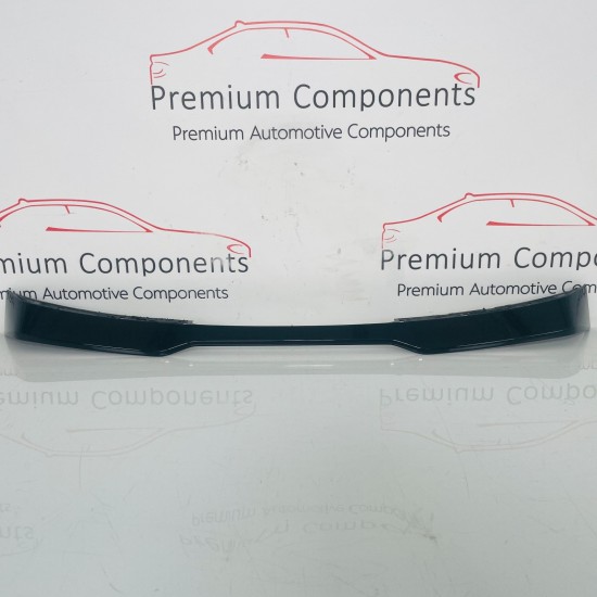 VW Polo Boot Lid Spoiler Mk6 Black R-line Gti Wing Genuine 2017 - 2022 [za6]