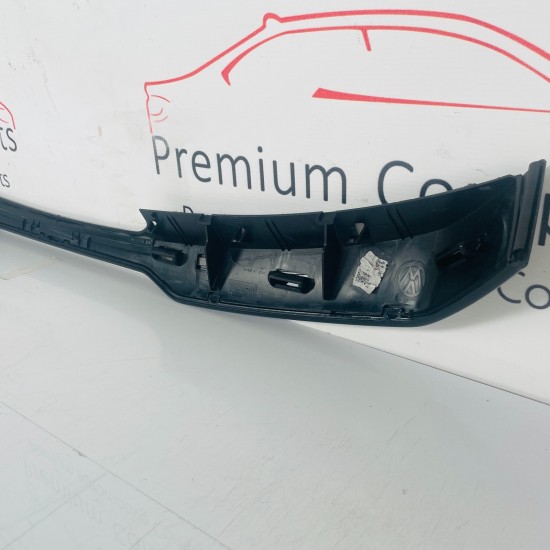 VW Polo Boot Lid Spoiler Mk6 Black R-line Gti Wing Genuine 2017 - 2022 [za6]