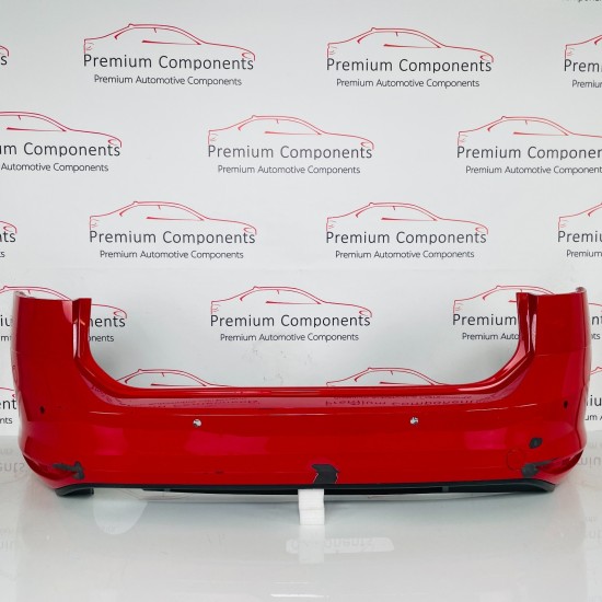VW Golf Rear Bumper Mk7.5 Se Estate Face Lift Genuine Red 2017 – 2020 [ap87]