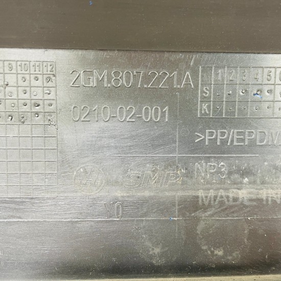 Volkswagen T-cross Front Bumper Se Genuine Blue 2gm807221a | 2020–2024 [Ba18]