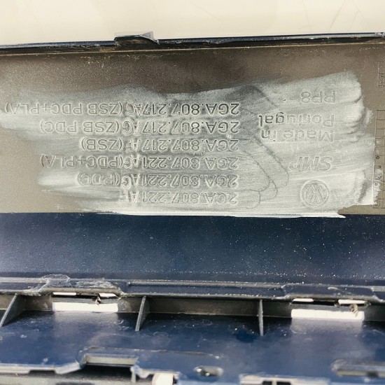 VW T Roc Front Bumper With Pdc Genuine Blue 2ga807221af | 2017–2022 [Ba15]