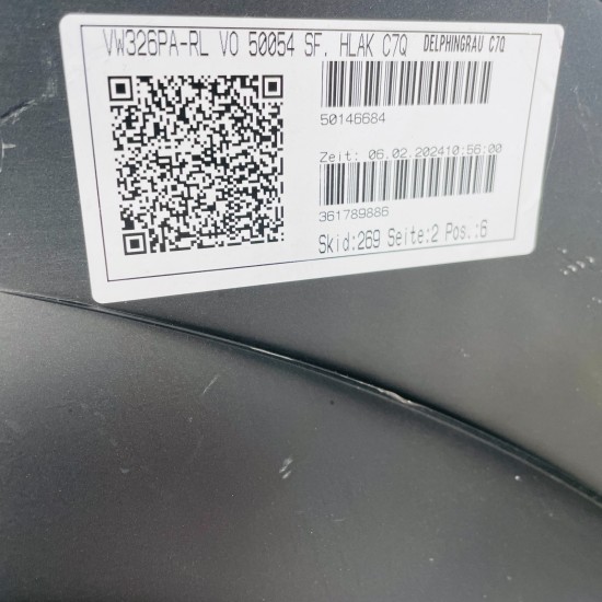 VW Tiguan Front Bumper R Line Mk2 Genuine Grey 5na807221d | 2021 – 2023 [at105]