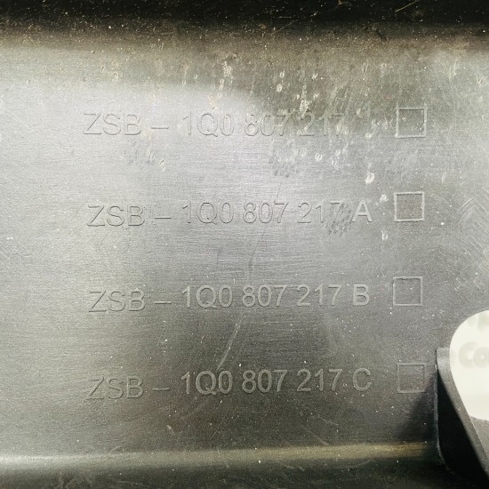 VW Eos Front Bumper Genuine Black Zsb-1q0807217 | 2006-2011 [au44]