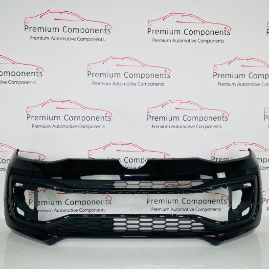 VW Up Front Bumper Genuine Black With Grill Trim 1s0807221f | 2017-2021 [Ba36]