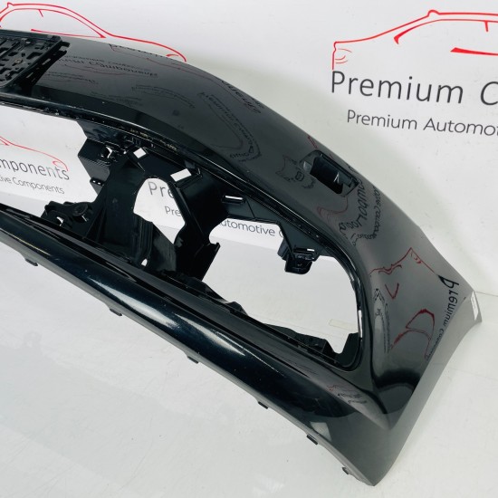 VW Polo Front Bumper Pdc & Jets Genuine Black 6c0807221 | 2014 - 2017 [Ba35]