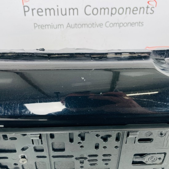 VW Polo Front Bumper Pdc & Jets Genuine Black 6c0807221 | 2014 - 2017 [Ba35]