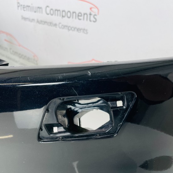 VW Polo Front Bumper Pdc & Jets Genuine Black 6c0807221 | 2014 - 2017 [Ba35]