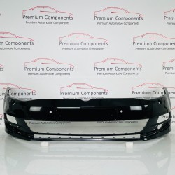 VW Golf Front Bumper Mk7 Se With Pdc Genuine Black 5g0807221 | 2013–2017 [Ba34]
