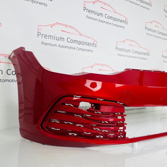 VW Golf Front Bumper Mk8 Se Genuine Red 5h0807221j | 2020-2023 [Ba44]