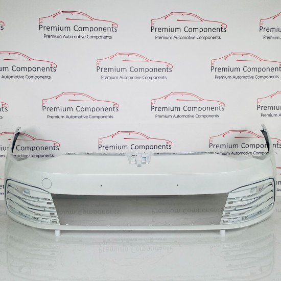 VW Golf Front Bumper Mk8 Se Genuine White 5h0807221j | 2020-2023 [Ba43]