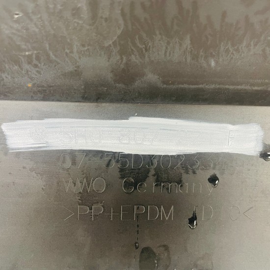 VW Golf Front Bumper Mk8 Se Genuine Grey 5h0807221f | 2020-2023 [Ba42]