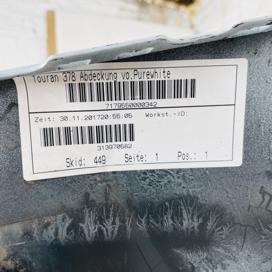 VW Touran Front Bumper Mk2 Highline Genuine White 5ta807221al | 2015-2020 [Ba46]