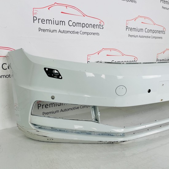 VW Touran Front Bumper Mk2 Highline Genuine White 5ta807221al | 2015-2020 [Ba46]