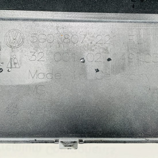 VW Golf Front Bumper Mk7.5 Facelift Se Genuine Grey 5g0807221fl 2017-2020 [Ba69]