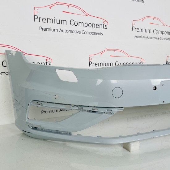 VW Golf Front Bumper Mk7.5 Facelift Se Genuine Grey 5g0807221fl 2017-2020 [Ba69]