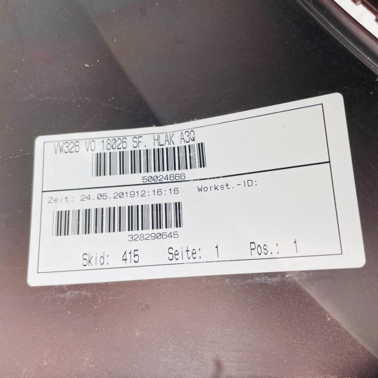 VW Tiguan Front Bumper Se Genuine Red Upper Section 5na807221 | 2016-2019 [Ba74]