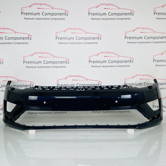 VW Golf Sportsvan Front Bumper Sv Genuine Blue 510807221f | 2015–2018 [Ba91]