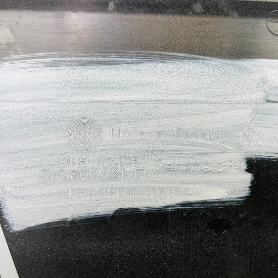 VW Golf Sportsvan Front Bumper Sv Genuine Blue 510807221f | 2015–2018 [Ba91]