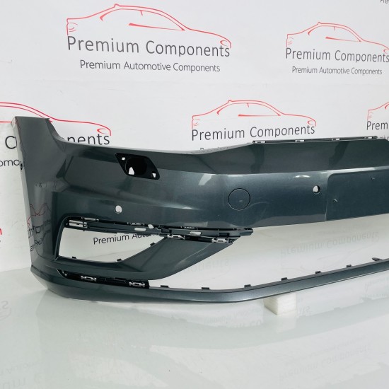 VW Golf Front Bumper Mk7.5 Facelift Se Genuine Grey 5g0807221fl 2017-2020 [Ba89]