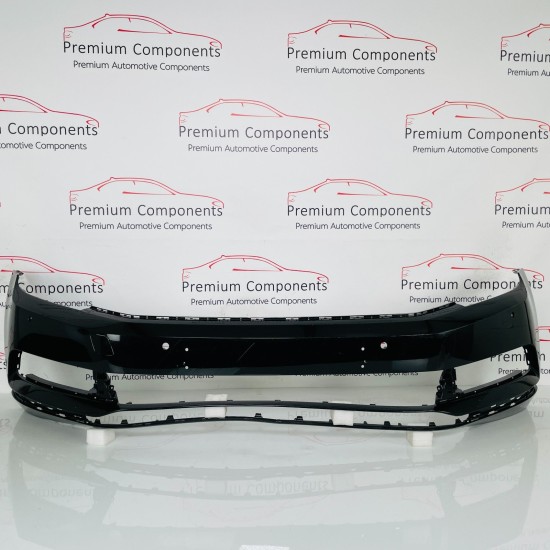VW Passat Front Bumper B8 Face Lift Genuine Black 3g0807221a | 2015-2019 [Ba85]